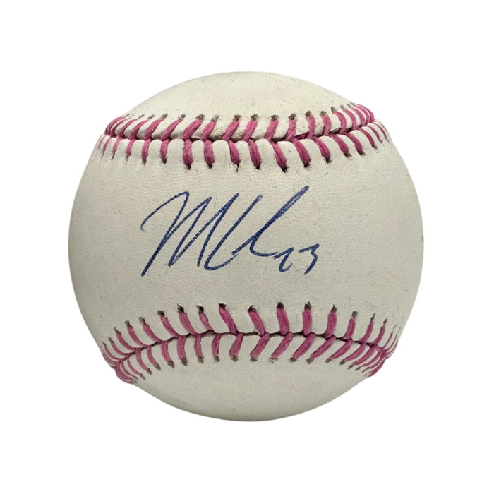 Mitch Keller Signed Official MLB Breast Cancer Awareness Baseball