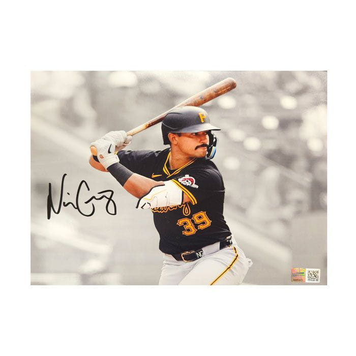 Nick Gonzales Signed At Bat Spotlight 8x10 Photo