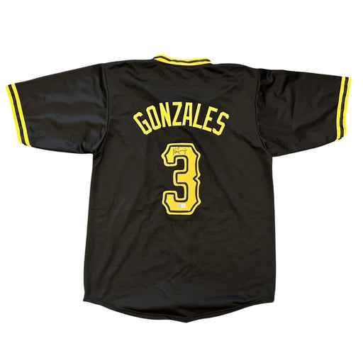 Nick Gonzales Signed Custom Black Baseball Jersey