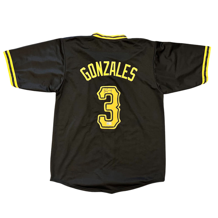 Nick Gonzales Signed Custom Black Baseball Jersey