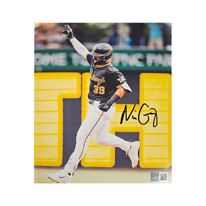 Nick Gonzales Signed Running Arm Up 8x10 Photo