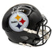 Nick Herbig Signed Pittsburgh Steelers Black Full Size Replica Speed Helmet with Renegade