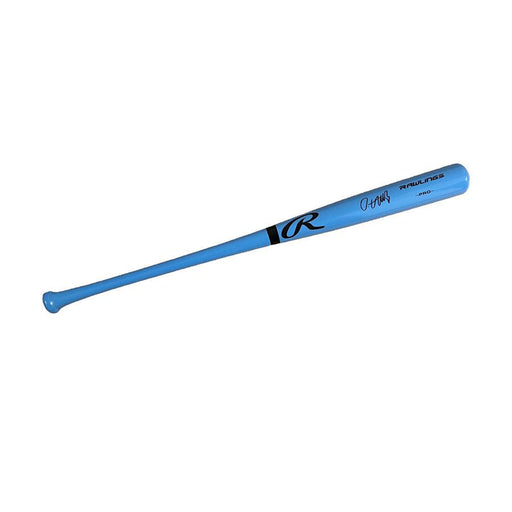 Oneil Cruz Signed Official Rawlings Blue MLB Baseball Bat
