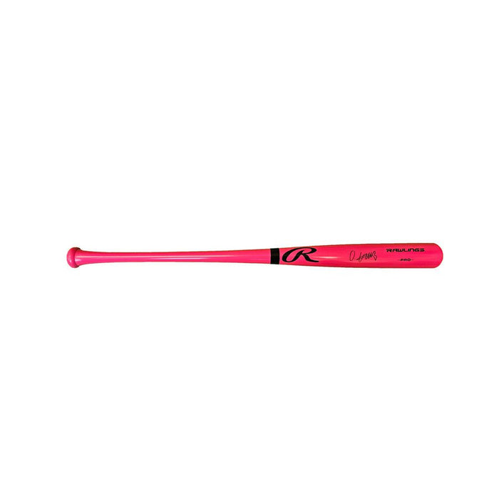 Oneil Cruz Signed Official Rawlings Pink MLB Baseball Bat