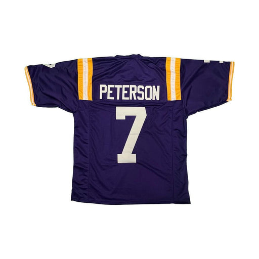 Pat Peterson Unsigned Custom Purple College Jersey