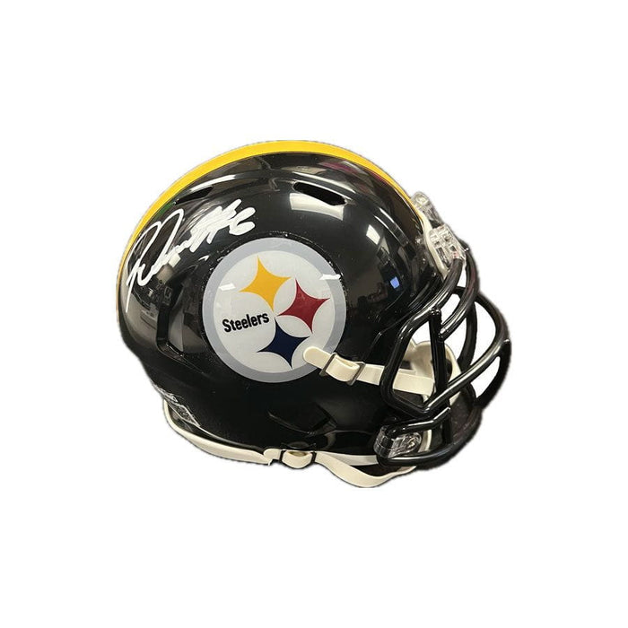Patrick Queen Signed Pittsburgh Steelers Black Speed Mini Helmet