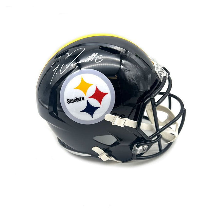 Patrick Queen Signed Pittsburgh Steelers Full Size Black Speed Helmet