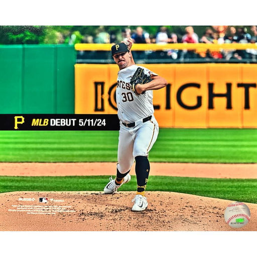 Paul Skenes MLB Debut 5/11/24 Unsigned 8x10 Photo