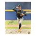 Paul Skenes Signed Pitching in Black 16x20 Photo