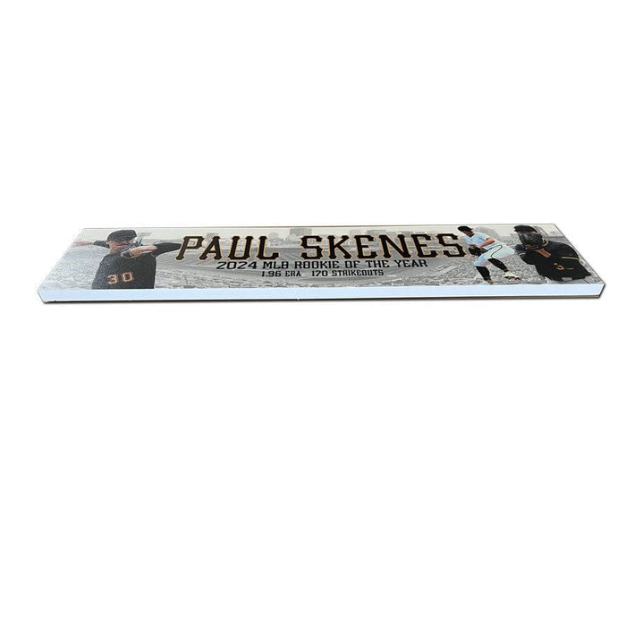 Paul Skenes Unsigned Skyline REPLICA Pitching Rubber