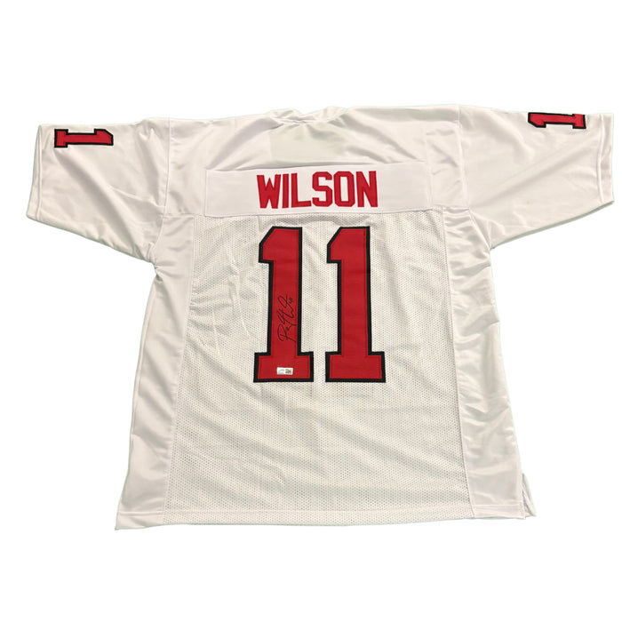 Payton Wilson Signed Black Custom White College Jersey