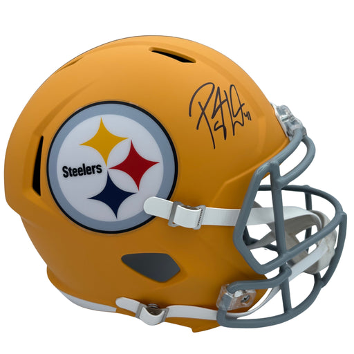 Payton Wilson Signed Pittsburgh Steelers 1933 Throwback Full Size Speed Replica Helmet