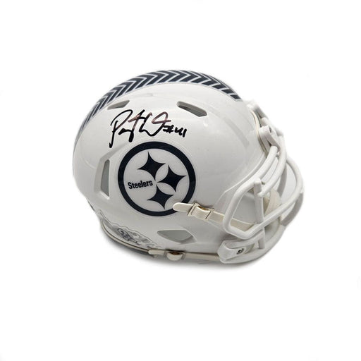 Payton Wilson Signed Pittsburgh Steelers 2024 Salute to Service Mini Helmet