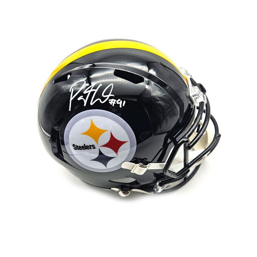 Payton Wilson Signed Pittsburgh Steelers Black Full Size Speed Helmet