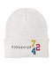 Pittsburgh 724 White Port & Company Knit Cap White / "The Bus" Port & Company Knit Cap / M