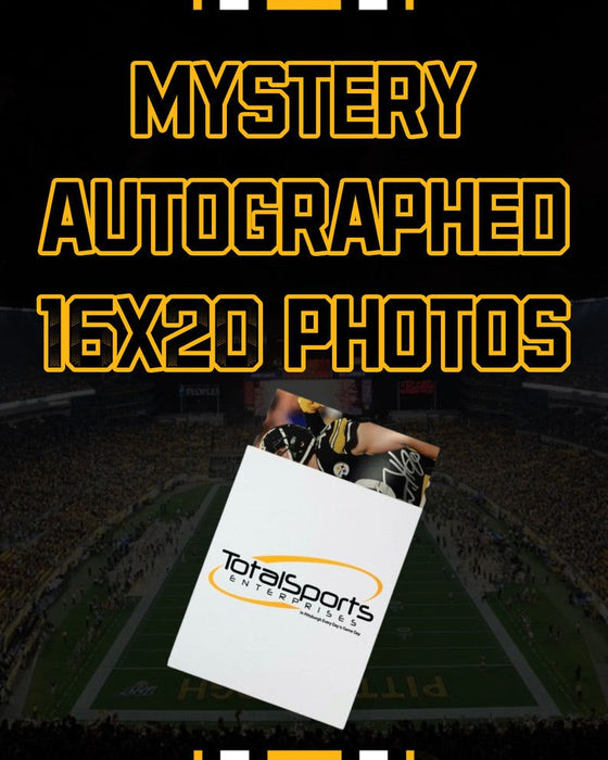 Pittsburgh Football Signed 16x20 Mystery Box (Pre Black Friday Edition)