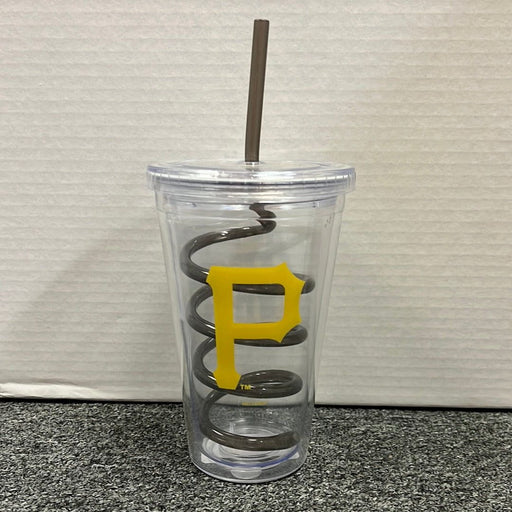 Pittsburgh Pirates Plastic Tumblr With Straw