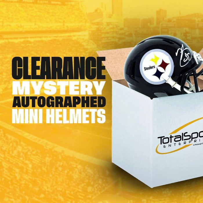 Pittsburgh Signed Mini Helmet Mystery Box (Clearance Edition)