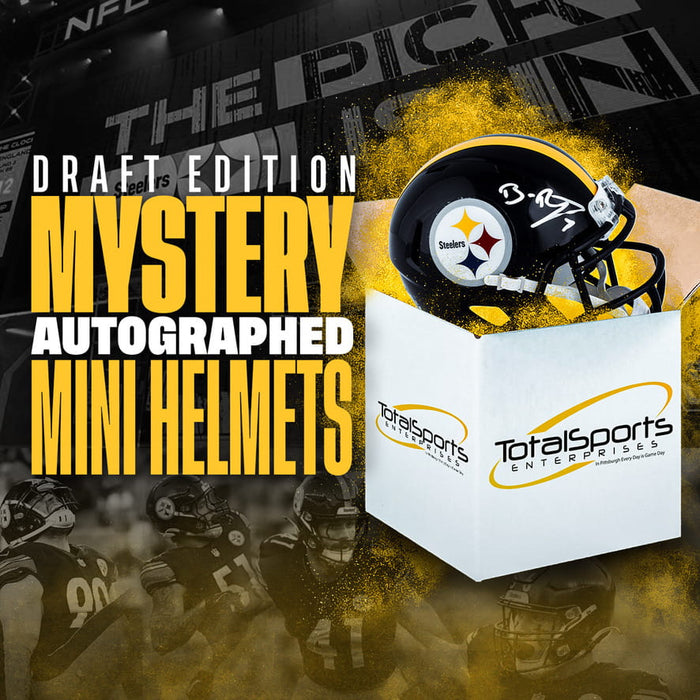 Pittsburgh Signed Mini Helmet Mystery Box (Draft Edition)