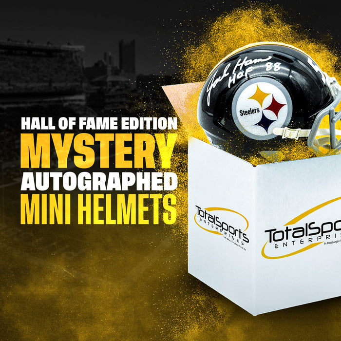 Pittsburgh Signed Mini Helmet Mystery Box (Hall of Fame Edition)