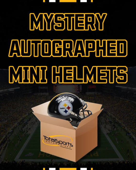 Pittsburgh Signed Mini Helmet Mystery Box (Pre Black Friday Edition)