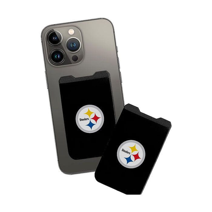 Pittsburgh Steelers Black Elastic Phone Wallet