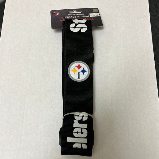 Pittsburgh Steelers White Logo Luggage Strap