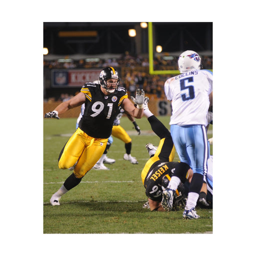 Pre-Sale: Aaron Smith Signed vs Titans 8x10 Photo