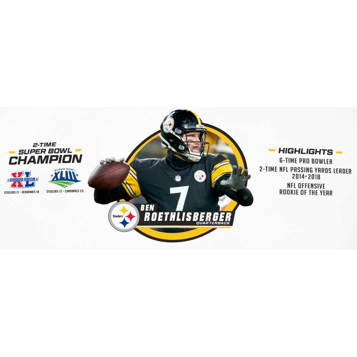 Pre-Sale: Ben Roethlisberger Signed Pittsburgh Steelers Retirement