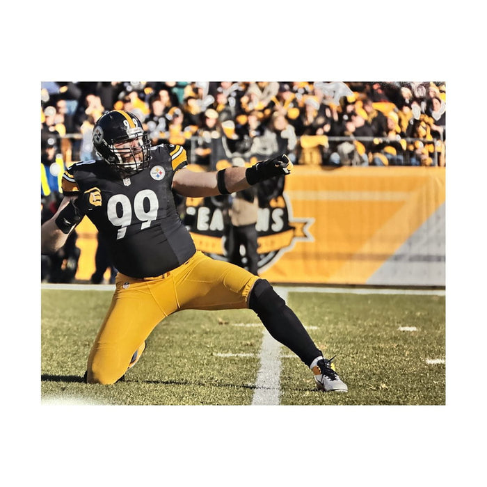 Pre-Sale: Brett Keisel Signed Bow & Arrow 16x20 Photo