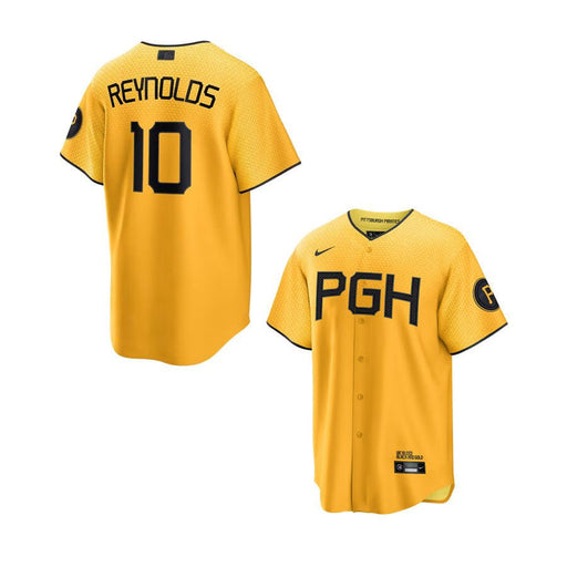 Pre-Sale: Bryan Reynolds Signed Pittsburgh Pirates Nike Replica City Connect Jersey