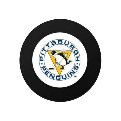 Pre-Sale: Bryan Trottier Signed Pittsburgh Penguins Official 1967-68 Vintage Souvenir Puck