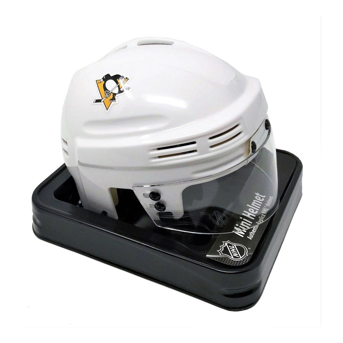 Pre-Sale: Bryan Trottier Signed Pittsburgh Penguins White Mini Helmet