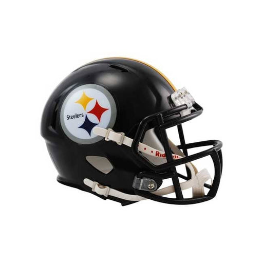 Pre-Sale: DeShon Elliott Signed Pittsburgh Steelers Black Speed Mini Helmet