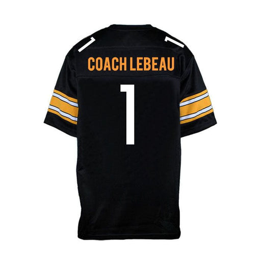 Pre-Sale: Dick Lebeau Signed Custom Black Football Jersey (Includes HOF 10)