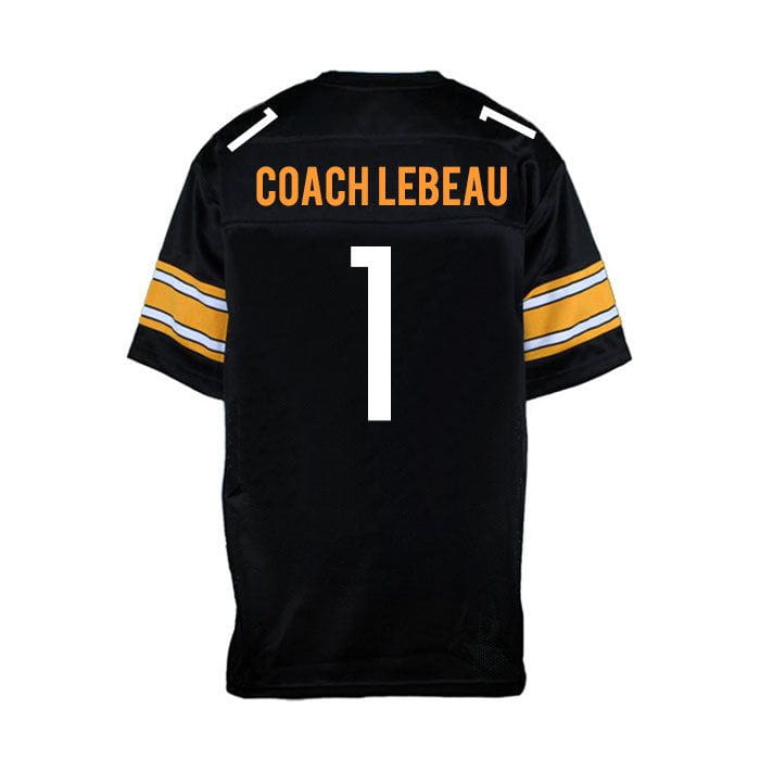 Pre-Sale: Dick Lebeau Signed Custom Black Football Jersey (Includes HOF 10)