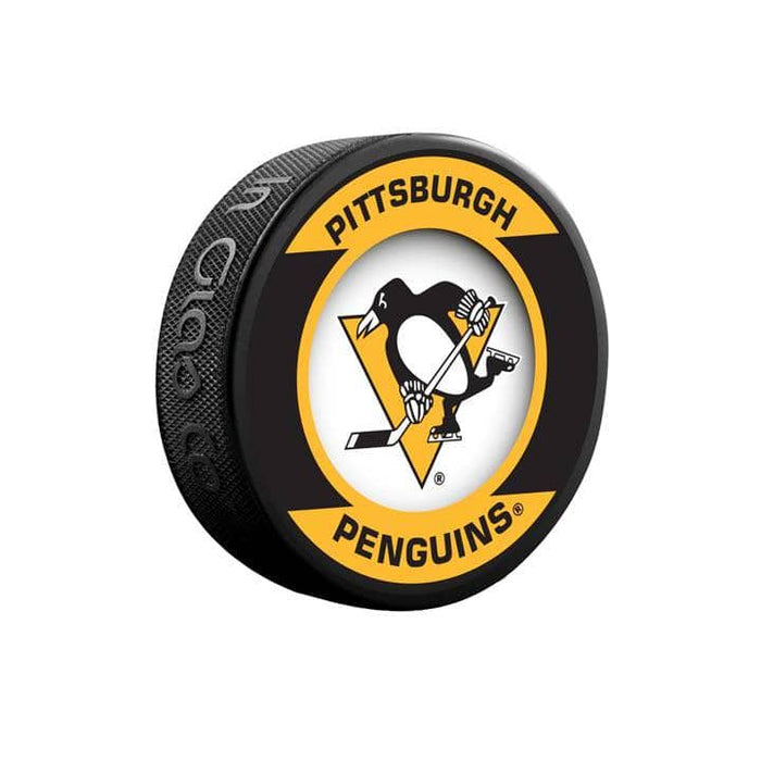 Pre-Sale: Drew O'Connor Signed Pittsburgh Penguins Retro Souvenir Collector Hockey Puck