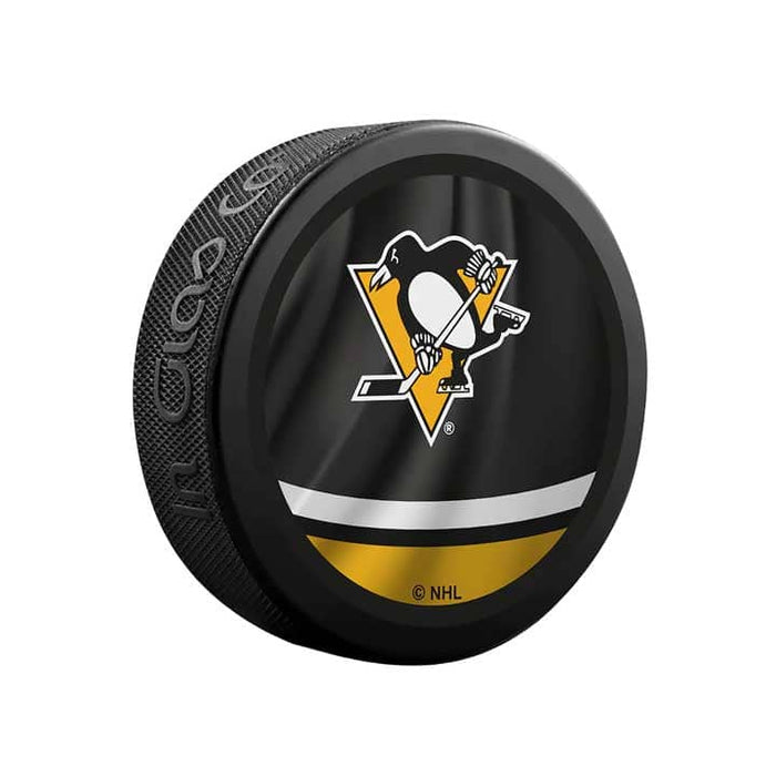 Pre-Sale: Drew O'Connor Signed Pittsburgh Penguins Official Reverse Retro Puck Black