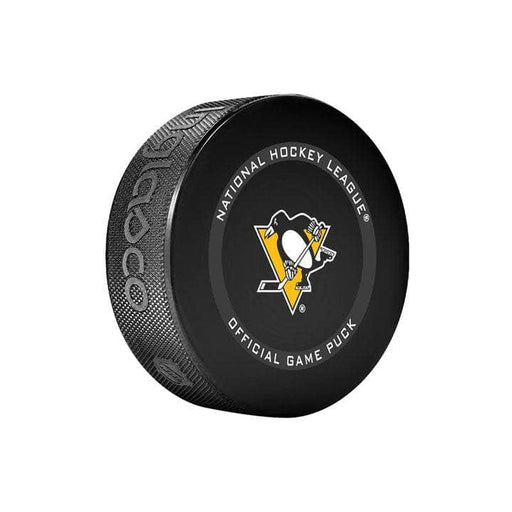 Pre-Sale: Greg Malone Signed Pittsburgh Penguins Official Game Model Puck