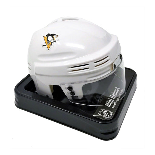 Pre-Sale: Greg Malone Signed Pittsburgh Penguins White Mini Helmet