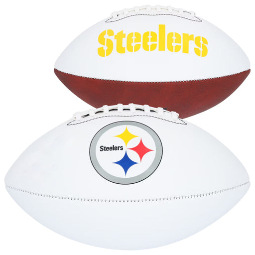 Pre-Sale: Jack Ham Signed Pittsburgh Steelers White Logo Football (Includes HOF 88)