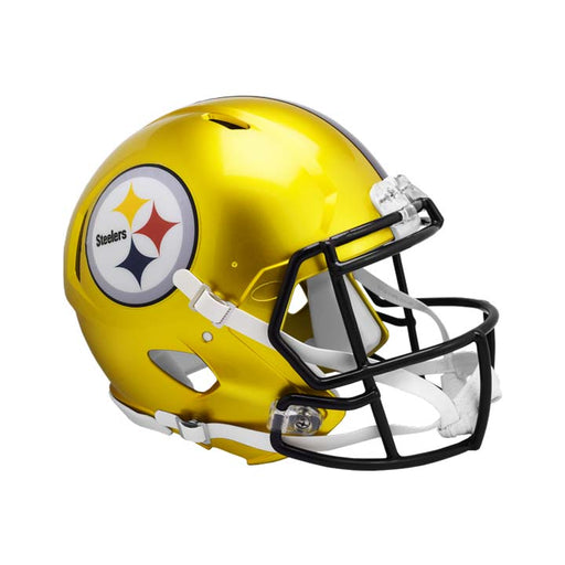 Pre-Sale: John Stallworth Signed Pittsburgh Steelers Full Size Flash Replica Helmet