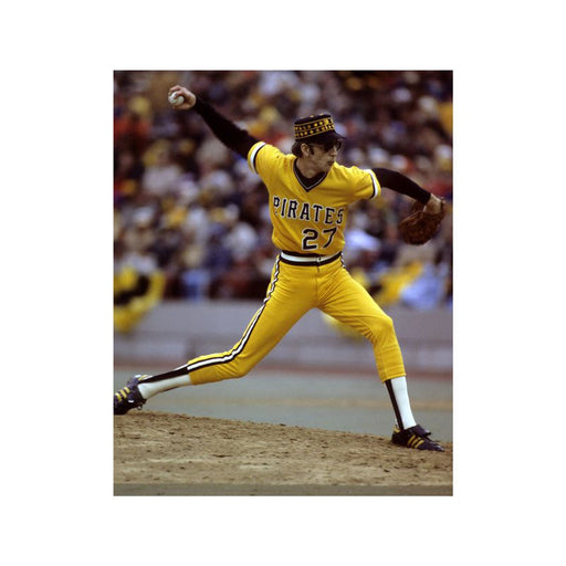 Pre-Sale: Kent Tekulve Signed Pitching in All Gold Photo