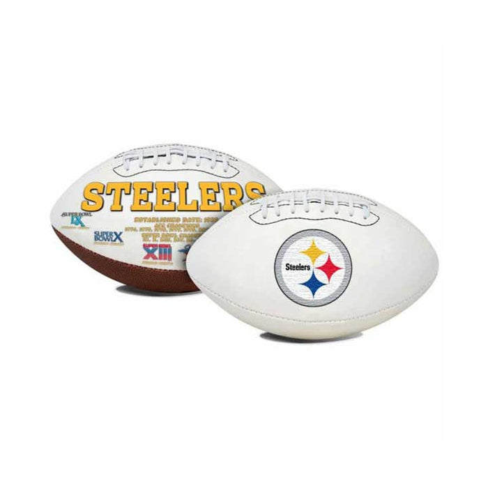 Pre-Sale: Patrick Peterson Signed Pittsburgh Steelers White Logo Football