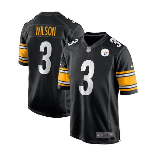 Pre-Sale: Russell Wilson Signed Pittsburgh Steelers Nike Black Elite Jersey