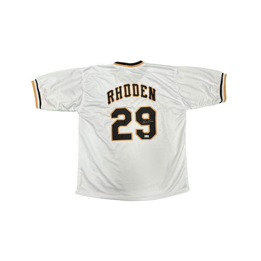 Rick Rhoden Signed Custom White Baseball Jersey
