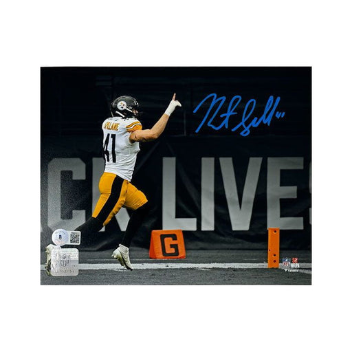 Robert Spillane Signed Pick 6 with Arm Raised 8x10 Photo