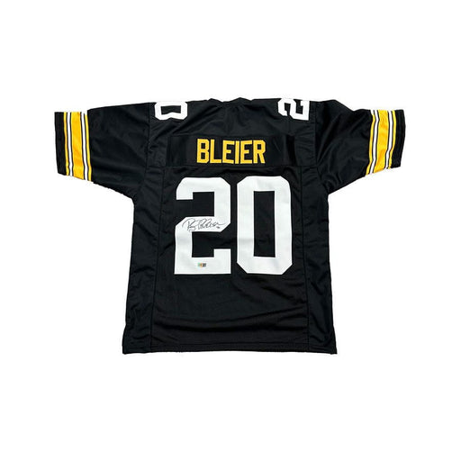 Rocky Bleier Signed Black Custom Jersey