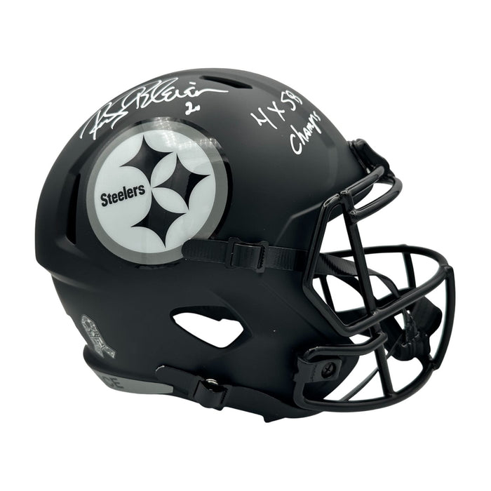 Rocky Bleier Signed Full Size Pittsburgh Steelers 2026 Salute to Service Replica Helmet with "4X SB Champs"
