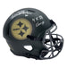 Rocky Bleier Signed Pittsburgh Steelers Full Size 2025 Salute to Service Speed Replica Helmet with 4X SB Champs